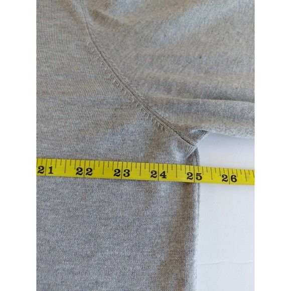 Tom Baine Knitwear Collection Gray Soft 1/4 Zip Mock Neck Pullover Sweater Sz 2X - Picture 4 of 6